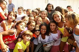 Kinderen van Roma-afkomst in Montenegro