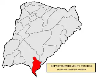 Kaart van departement