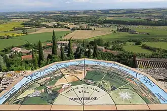 Uitzicht vanaf het kasteel