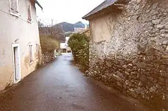 Straat in Montgardin