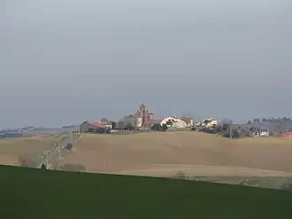 Gezicht op Montgazin