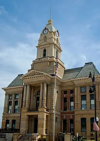 Courthouse van Montgomery County in Crawfordsville