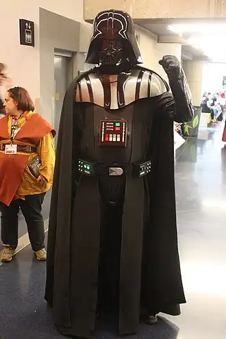 Cosplay van Darth Vader in Comic Con Montreal 2015