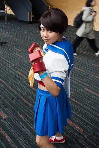 Cosplayer Sakura tijdens Montreal ComicCon 2016.