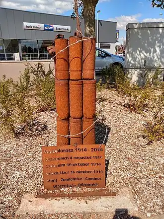 Monument voor Schuwe Maandag in Ledegem