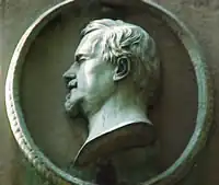 Detail monument voor de hertog van Saksen-Weimar, Den Haag, 1866.