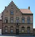 Dubbelhuis 1920 naar ontwerp van C. Van Moerkerke-Decraene