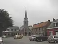 Dorpsplein Moortsele.