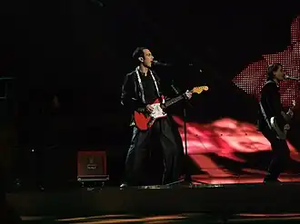 Mor ve Ötesi tijdens het Eurovisiesongfestival 2008