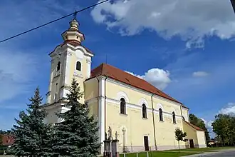 Kerk in Moravský Svätý Ján