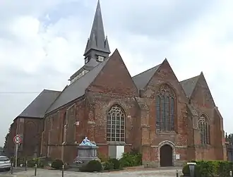 De Sint-Firminuskerk in Moerbeke