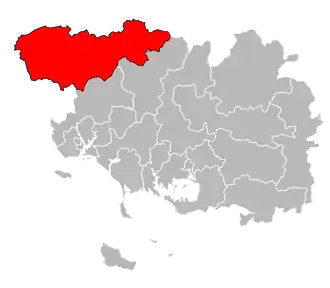 Locatie van het kanton