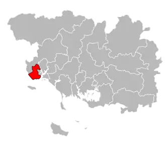 Locatie van het kanton