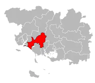 Locatie van het kanton