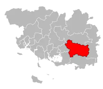 Locatie van het kanton