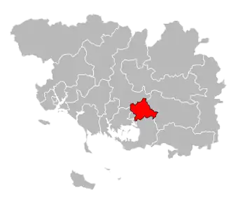 Locatie van het kanton