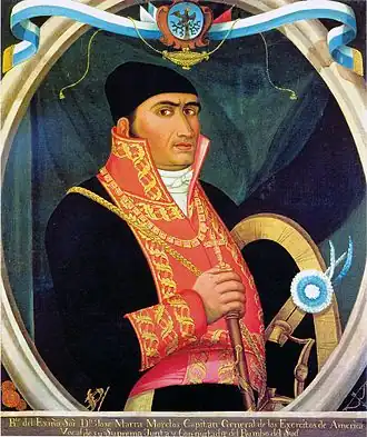 Portret van José María Morelos (1812), Museo Nacional de Historia