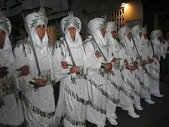 "Moren" in een optocht in Altea, eind september