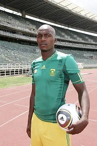 Gould in 2010 als speler van Zuid-Afrika