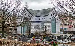 Begraafplaats met mortuarium