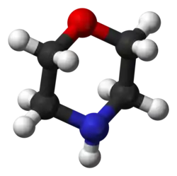 Molecuulmodel van morfoline