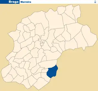 Kaart van Morreira