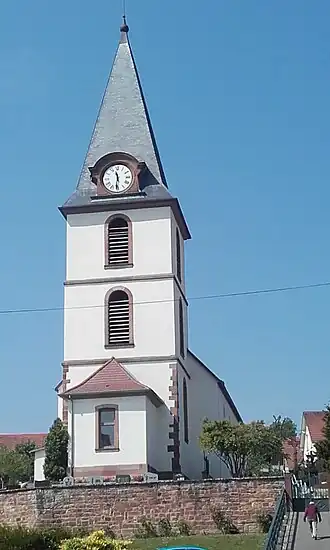 Protestante kerk in Morsbronn