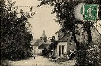 Oude postkaart van het dorp (ca.1920?)