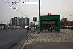 Een van de toegangen tot de zuidelijke verdeelhal