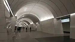 De oostelijke middenhal