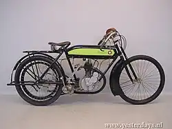 Moser 2½ pk ca. 1920 met een 250 cc zijklepmotor