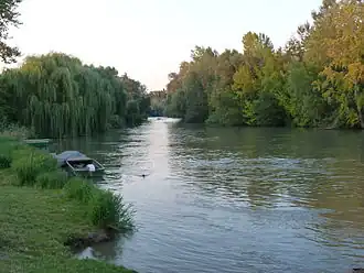 De Mosoni Duna bij Mosonmagyaróvár