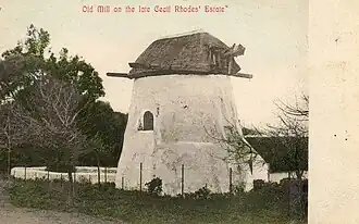 De molen rond het jaar 1900.