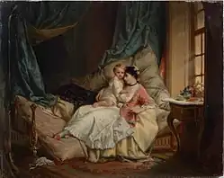Moeder en kind, 1851