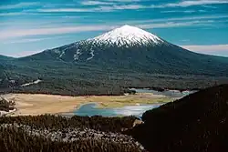 Foto van Mount Bachelor uit 1985