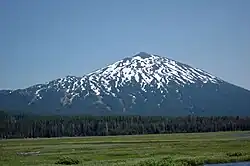 De berg vanaf Sparks Lake, in het noordwesten