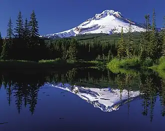 Mount Hood en Mirror Lake