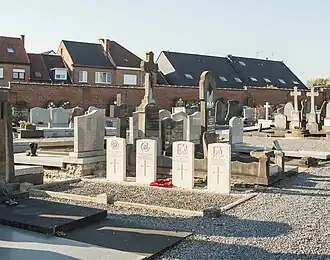 Britse graven uit de Eerste Wereldoorlog