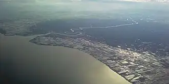 De monding van de Mae Klong in Samut Songkhram