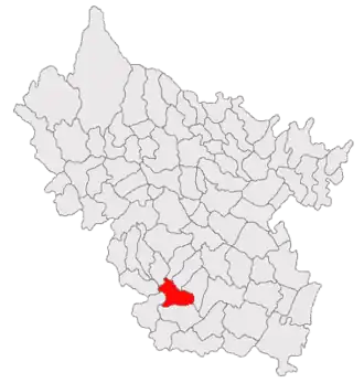 Kaart van Movila Banului