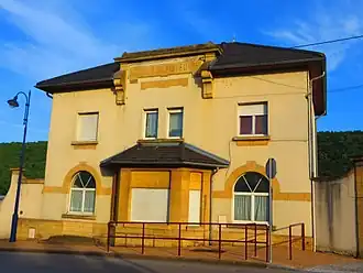 Voormalig hoogovengebouw in Moyeuvre-Grande