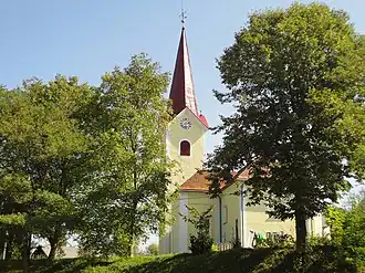 Kerk in Mozelj