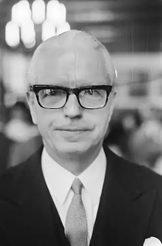 Mr. J.M. Ravesloot, burgemeester van Delft, 31 maart 1971