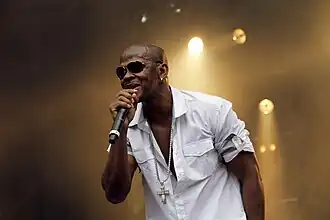 Mr. Vegas tijdens een concert op Ruhr Reggae Summer in 2010