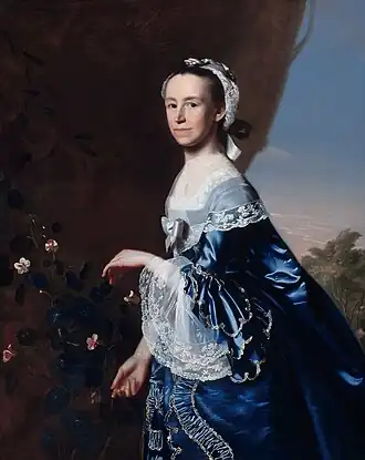 Mercy Otis Warren, geportretteerd door John Singleton Copley.