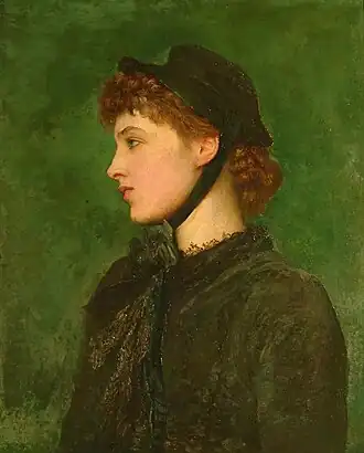 Lillie Langtry in 1879-1880, geportretteerd door George Frederic Watts.