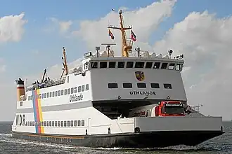 Veerboot tussen Amrum en Föhr