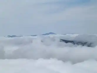 Mount Washington en de Presidential Range gezien vanaf Mount Lafayette