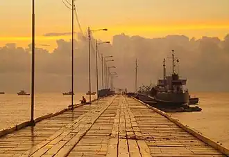 De pier van Puerto Cabezas