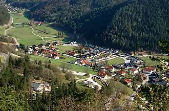 Gezicht op Muggendorf